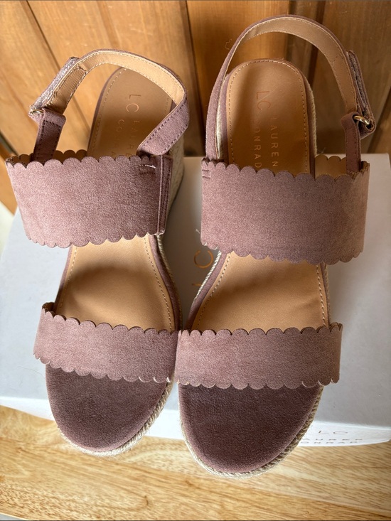 LC Lauren Conrad Shoes - NIB Lauren Conrad Jute Heel Sandals